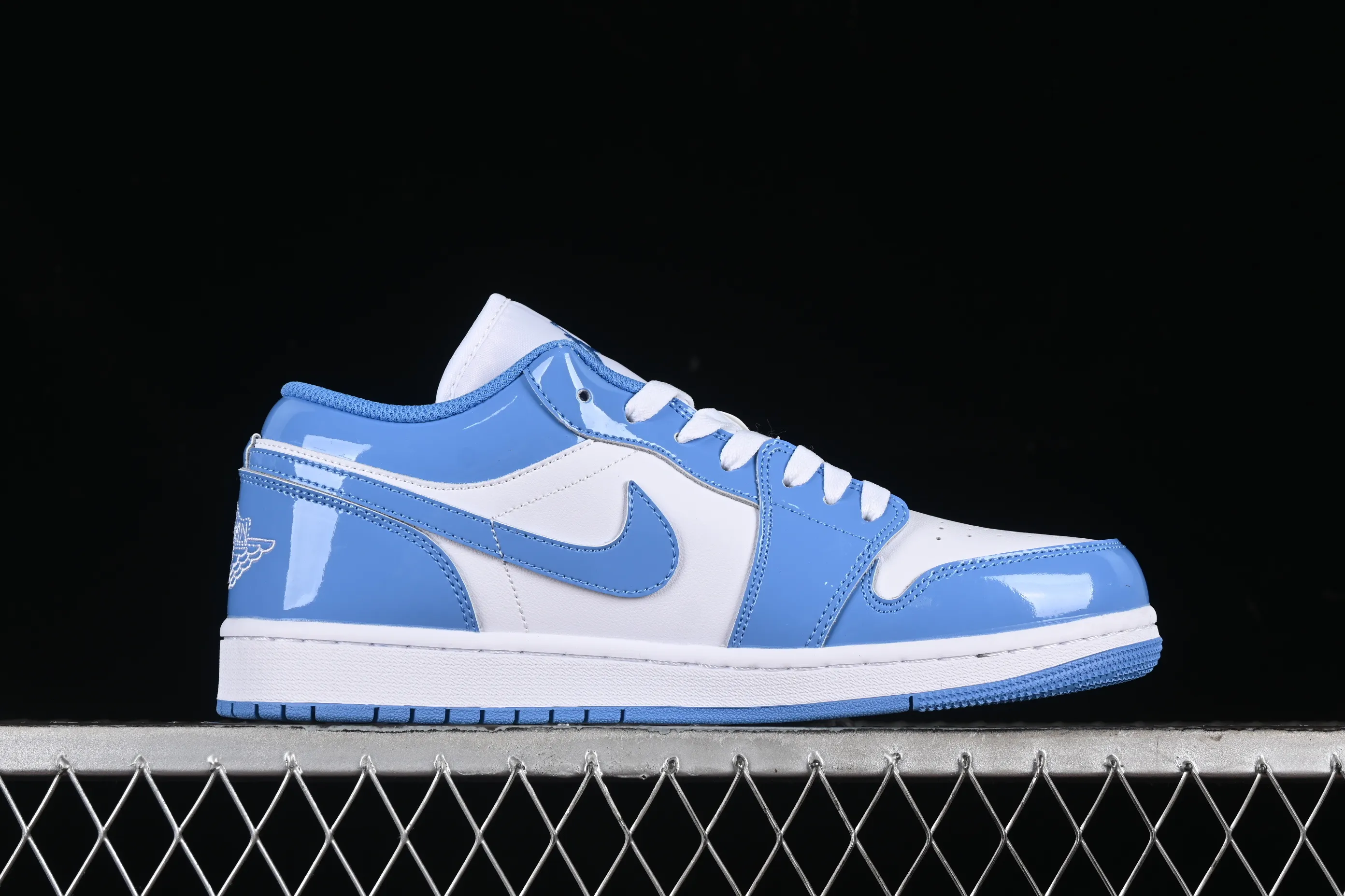 All categories Air Jordan Jordan series basketball shoes Air Jordan 1 Low Air Jordan 1 Low AJ1 Joe 1 patent leather blue cultural low-top casual sneakers FZ2138-114